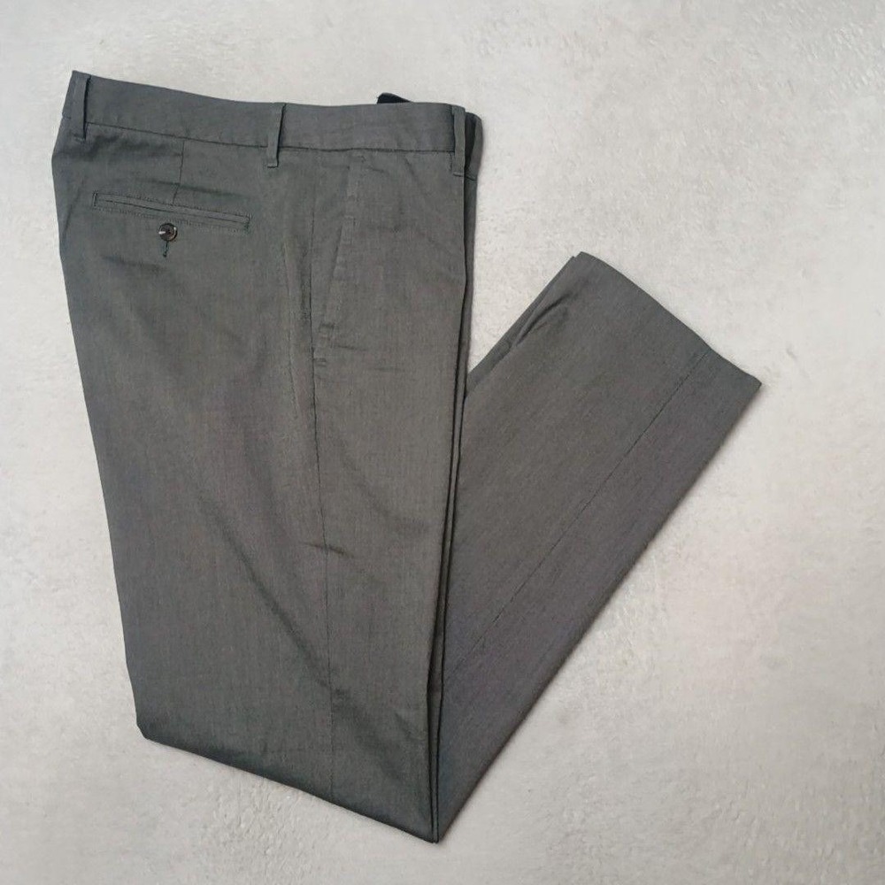 Bonobos Pants Men 34x32 Gray Friday Slim Stretch Cotton Workday Warrior Chino